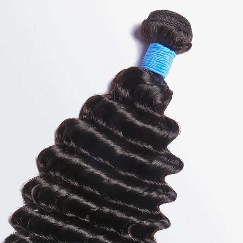 Deep Wave Brazilian 100% Virgin Hair Bundles 10-30''