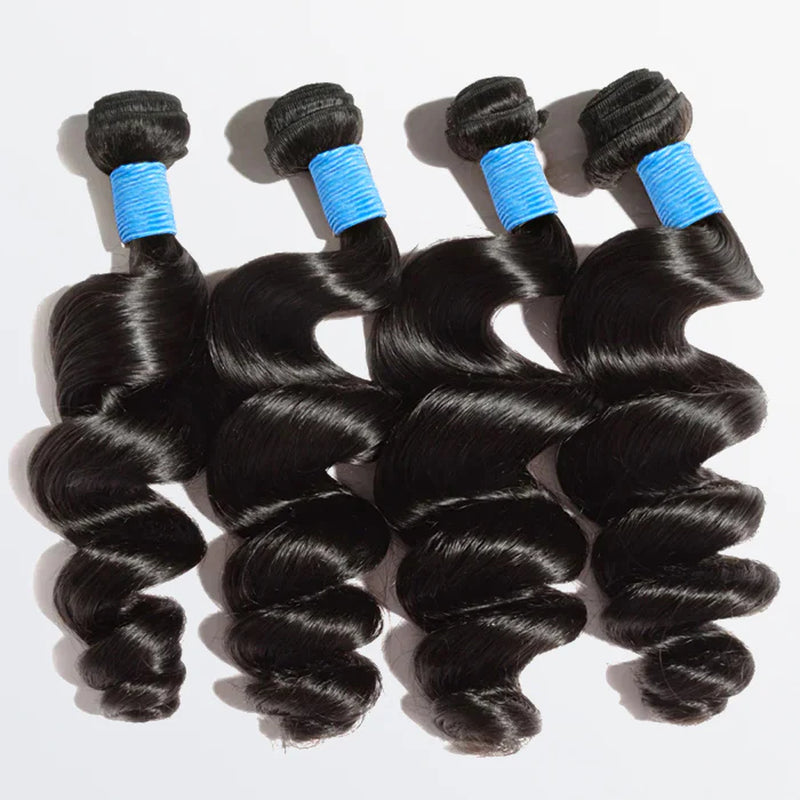 Loose Wave Brazilian 100% Virgin Hair Bundles 10-30''