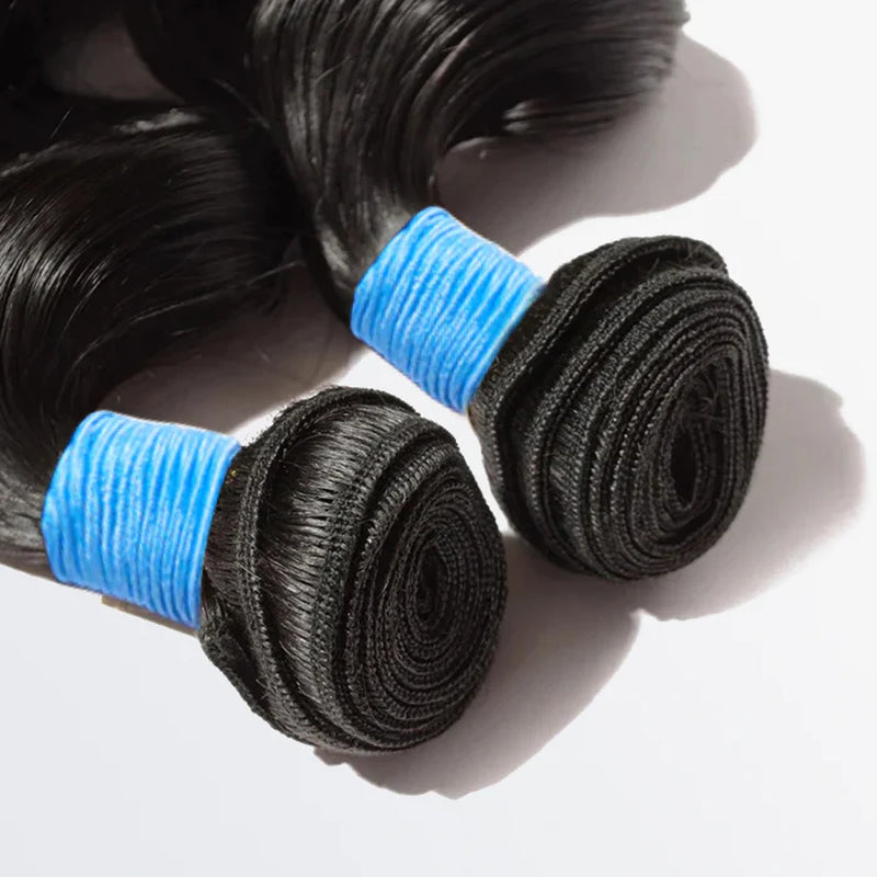 Loose Wave Brazilian 100% Virgin Hair Bundles 10-30''