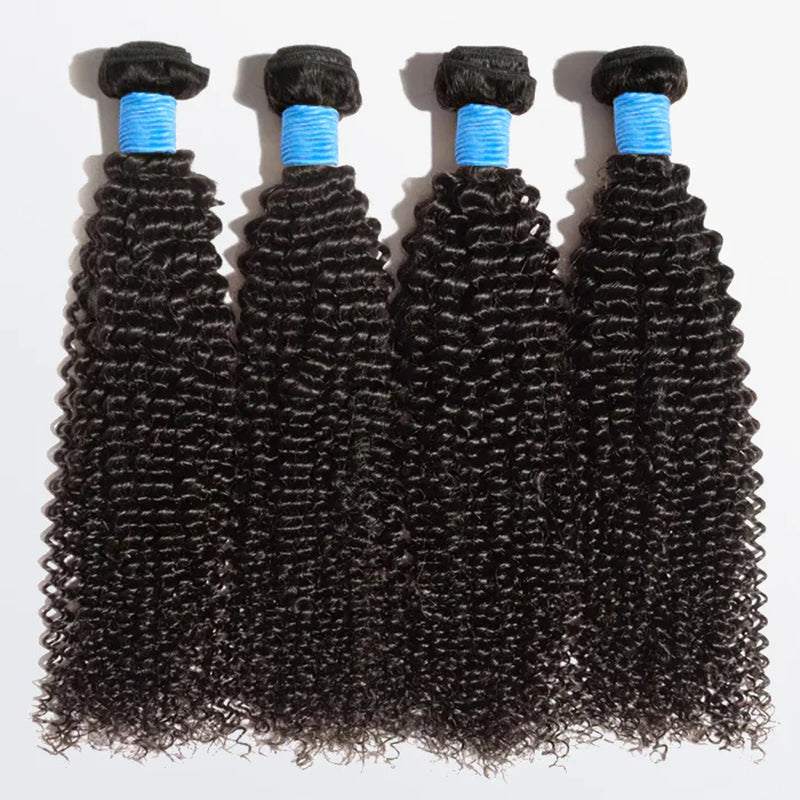 Kinky Curly Brazilian 100% Virgin Hair Bundles 10-30''