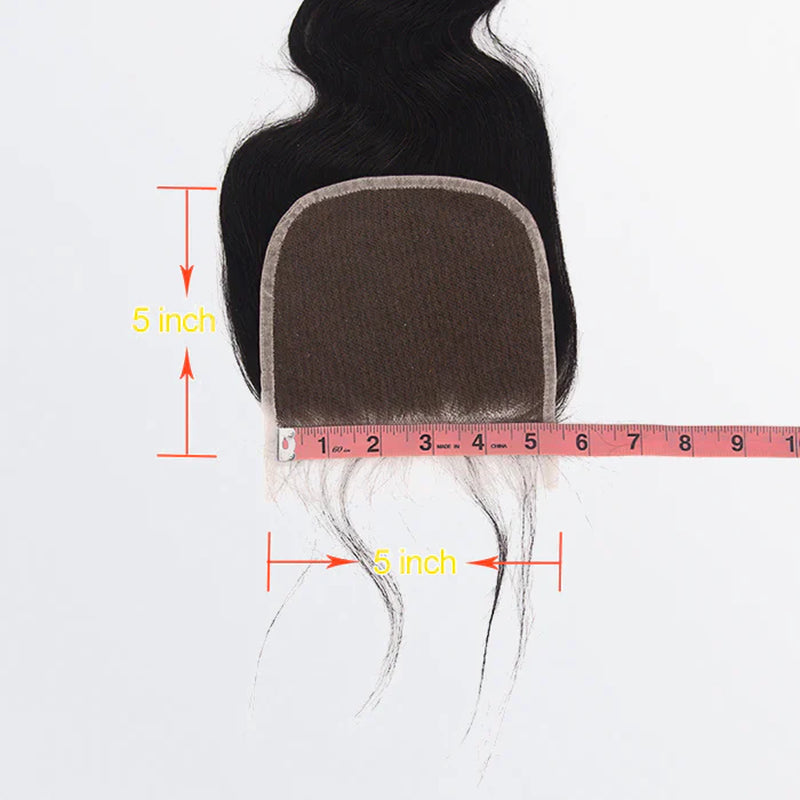 5X5 Free Parted Lace Closure Body Wave