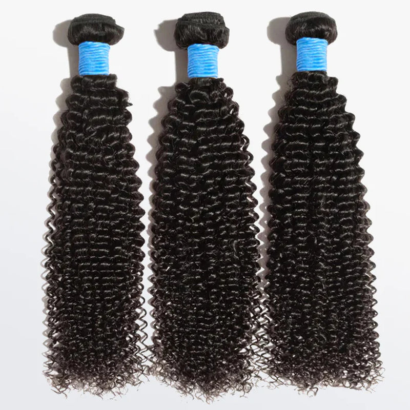 Kinky Curly Brazilian 100% Virgin Hair Bundles 10-30''
