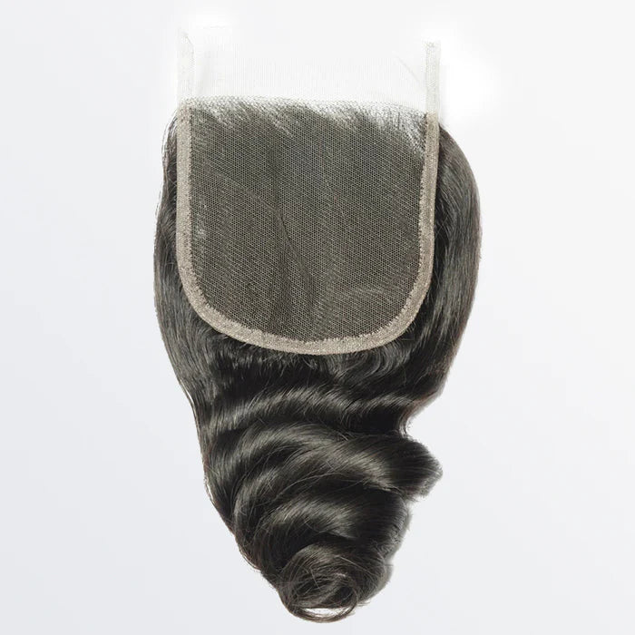4x4 Free Parted Lace Closure Loose Wave