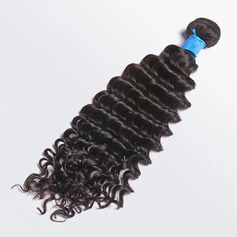 Deep Wave Brazilian 100% Virgin Hair Bundles 10-30''