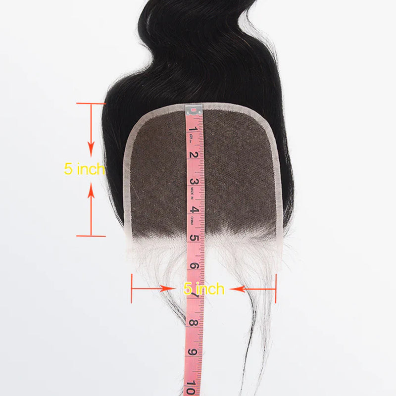 5X5 Free Parted Lace Closure Body Wave